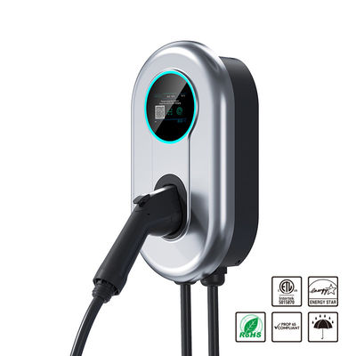Caricatore del veicolo elettrico della stazione di carico 9.6KW Wallbox Level2 del caricatore 40A di tipo 1 EV con lo schermo LCD