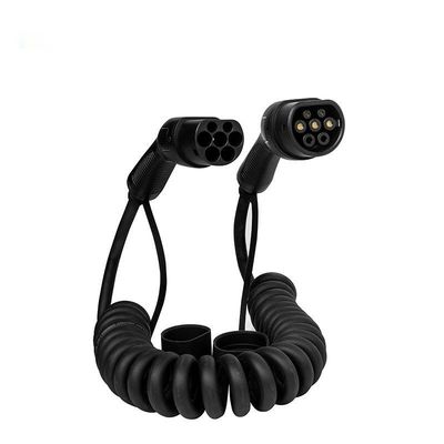il caricatore dell'automobile di 5M EV Charging Cable Electric cabla il Type2 IEC62196 alla spina 32A 7kW di Type2 con la borsa di stoccaggio