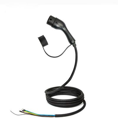 spina di carico 32A/3Phase del caricatore di Type2 della pistola dell'OEM del cavo EV del veicolo portatile 22kW singola