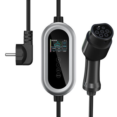 IP65 tipo veloce della stazione del caricatore del livello EV - 2 mucchio di carico del caricatore EV di CA 7kw con il bottone di tocco