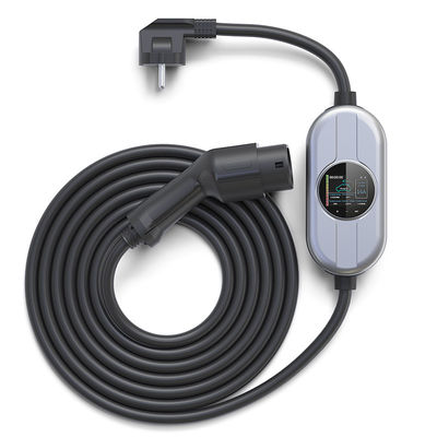 7.36KW 32A tipo regolabile massimo - 2 caricatore del portatile EV per la stazione di carico del veicolo elettrico con lo schermo LCD