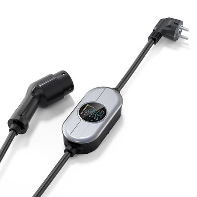 7.36KW 32A tipo regolabile massimo - 2 caricatore del portatile EV per la stazione di carico del veicolo elettrico con lo schermo LCD