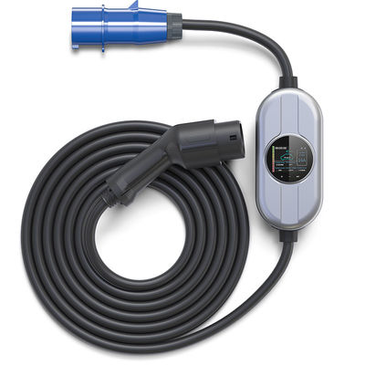 Caricatore di CA 250V EV di Type2 per il mucchio di carico corrente del veicolo elettrico 16A Adjusement