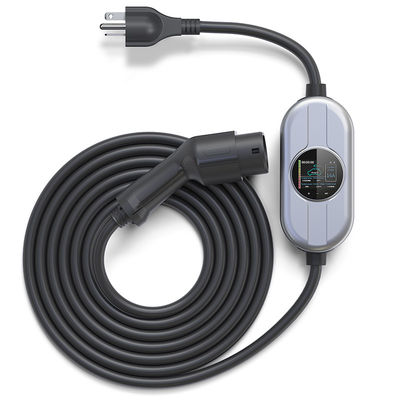 16A Tipo 1 Staion di ricarica mobile Caricatore CA Mucchio SAE J1772 con LCD