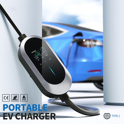 7.36KW tipo - 2 caricatore veloce di OEM/ODM EV, stazione di carico portatile di EV, caricatore dell'automobile di CA
