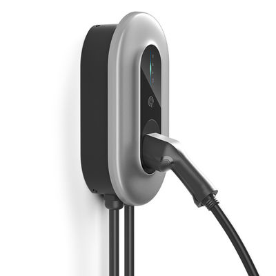 Mucchio di carico con 1M, caricatore regolabile corrente metallico duro di Type2 EV di Wallbox del veicolo elettrico 8-16A