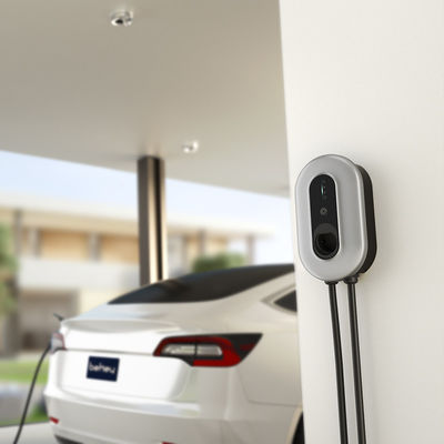 Mucchio di carico con 1M, caricatore regolabile corrente metallico duro di Type2 EV di Wallbox del veicolo elettrico 8-16A