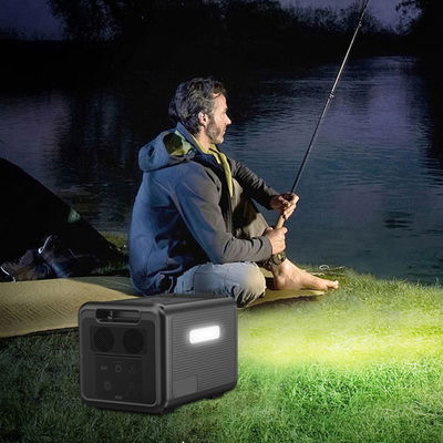 800W Max Caricamento Solare Ingresso Centrale Elettrica Portatile Batteria 2400W LiFePO4