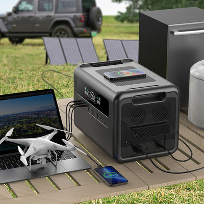 Batteria di sostegno solare LiFePO4 del generatore 2304Wh 2400W della centrale elettrica portatile