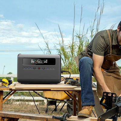 CA 1200W ha immesso la centrale elettrica portatile, generatore solare con l'esposizione LCD disponibile del pannello solare