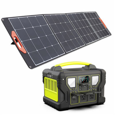 La centrale elettrica portatile LCD dell'esposizione 300W/500W/700W/1000W con il pannello solare impermeabile ristruttura