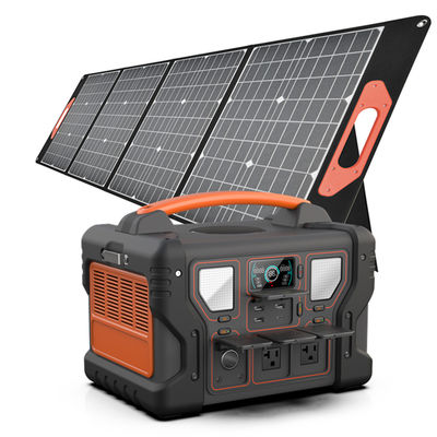 Generatore portatile 300W della centrale elettrica 1000W all'esposizione LCD del pannello solare dell'UL Li-Ion Home Backup Battery With